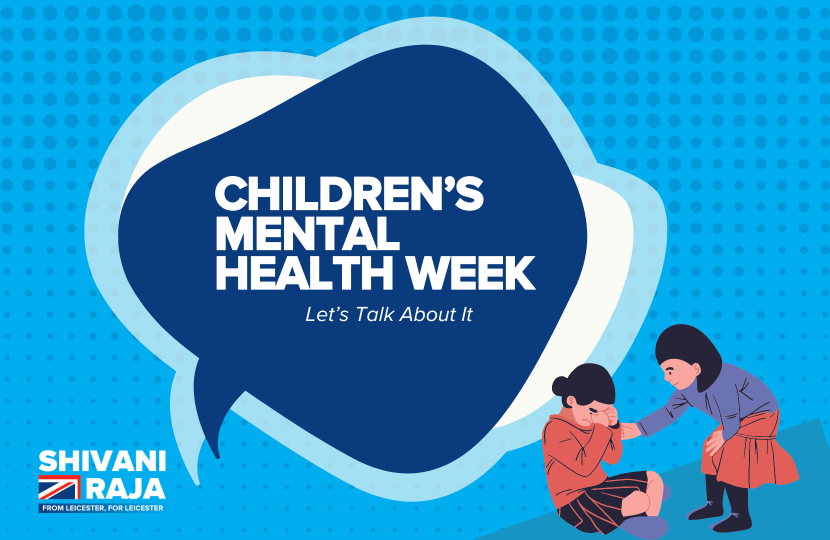 Image reads 'Children's Mental Health Week.