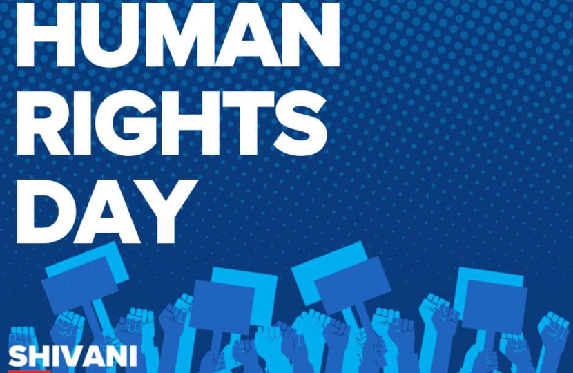 Image reads 'International Human Rights Day'