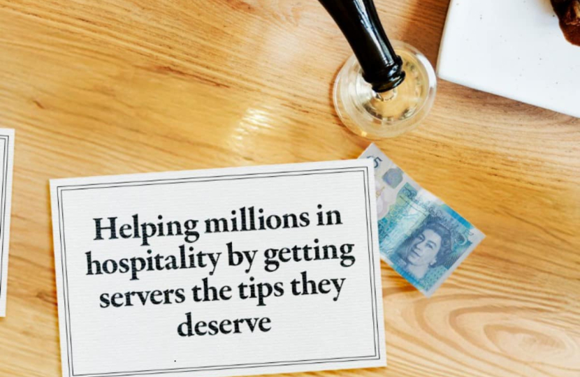 'Helping millions in hospitality by getting servers the tips they deserve'