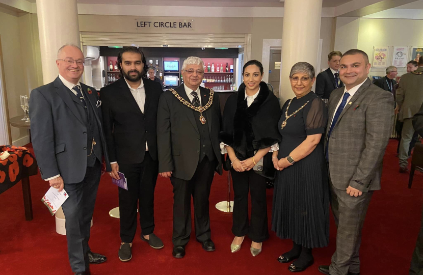 Shivani Raja MP at the British Legion's Festival of Remembrance.