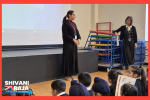 Shivani Raja MP visiting a local school