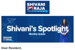 Shivani Raja MP's first monthly update