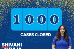 Shivani Raja MP closes 1000 cases