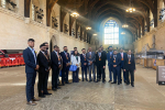 Shivani Raja MP with local Leicester leaders in Parliament