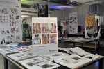 Fashion and textiles display at DMU's annual dinner