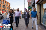 Shivani Raja MP with the Rt Hon James Cleverly MP on the Golden Mile.