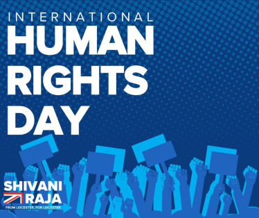 Image reads 'International Human Rights Day'