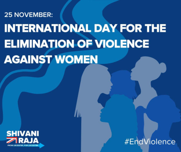 Image reads 'International Day for the Elimination of Violence against Women'