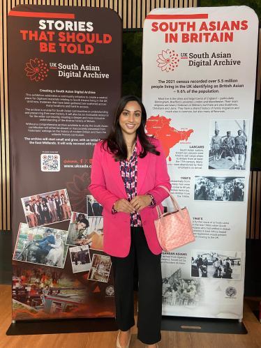 Shivani Raja MP at the UK South Asian Digital Archive