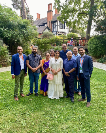 Shivani Raja MP at Bhaktivedanta Manor.